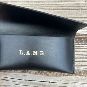 L.A.M.B Gwen Stefani Magnetic Eyeglass Sunglass Case Black Semi Hard Case Only